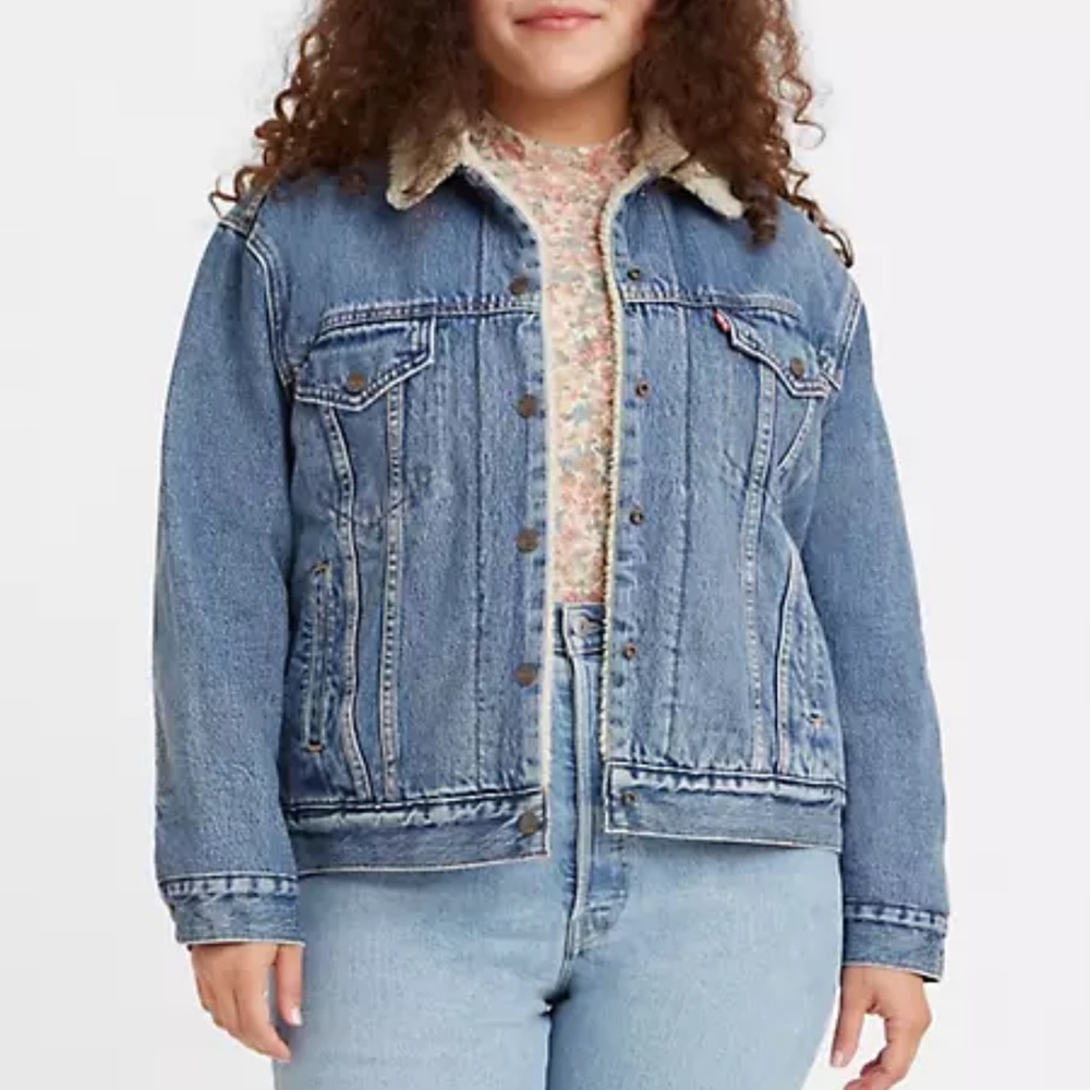 Levi’s Premium Ex-Boyfriend Sherpa Trucker Jacket